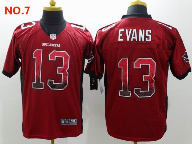 Men's Tampa Bay Buccaneers 13 Mike Evans Jesey NO.7;